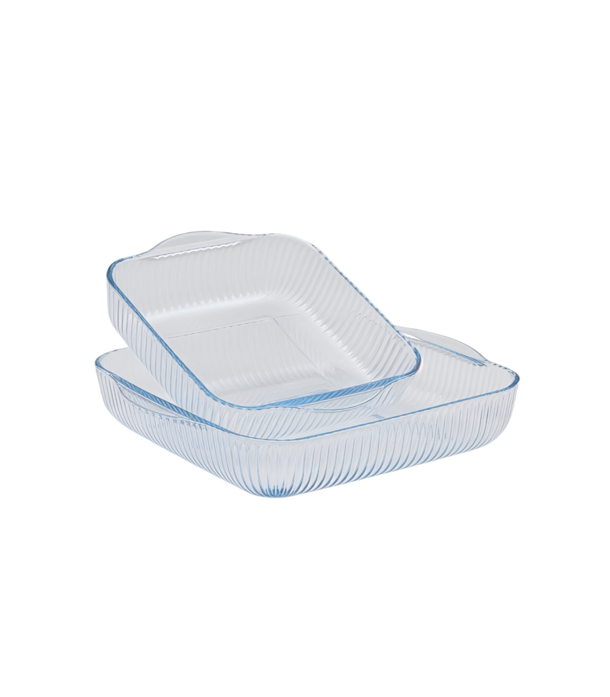 SQUARE OPTICAL 2 PCS SET BAKEWARE 1.95+3.2L - Image 1
