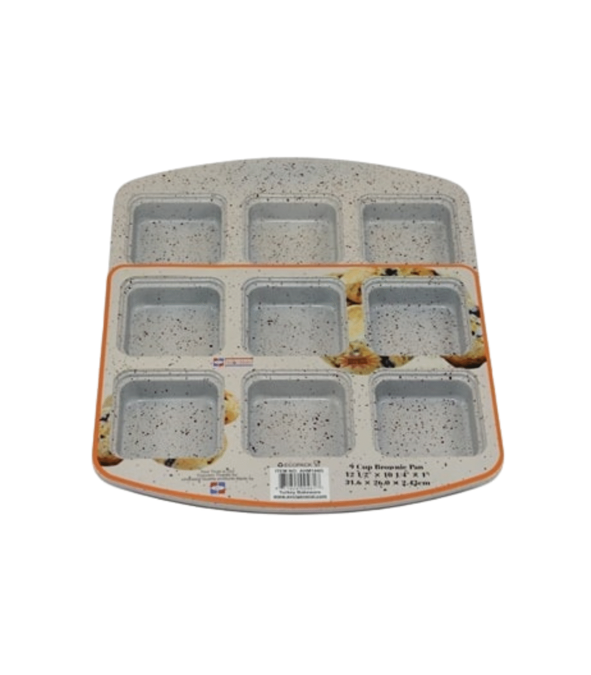 9 CUPS BROWNIE PAN - Image 1