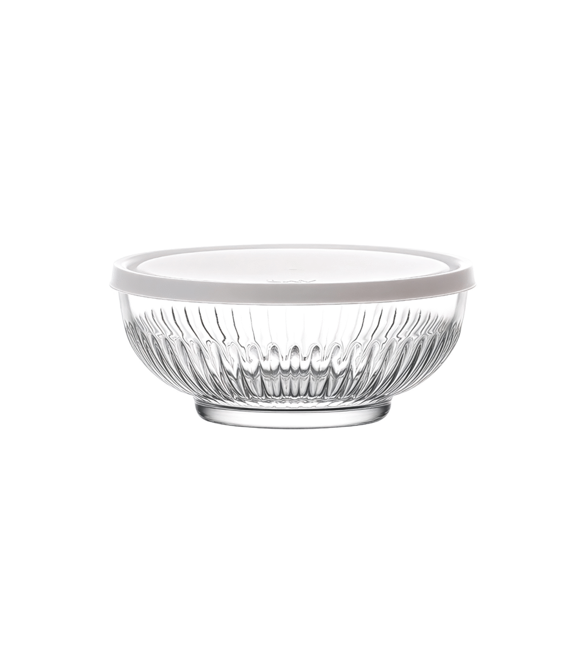 BOWL 600cc WITH COVER WHITE - Image 1