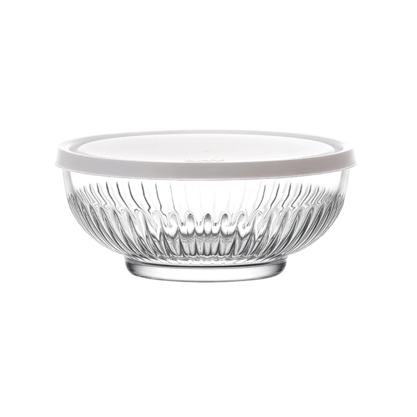 BOWL 880cc WITH COVER WHITE