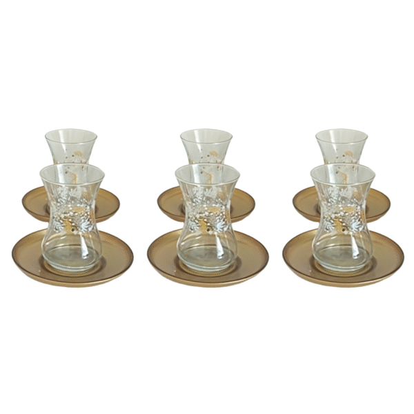 12PCS TEA SET WITH SAUCER