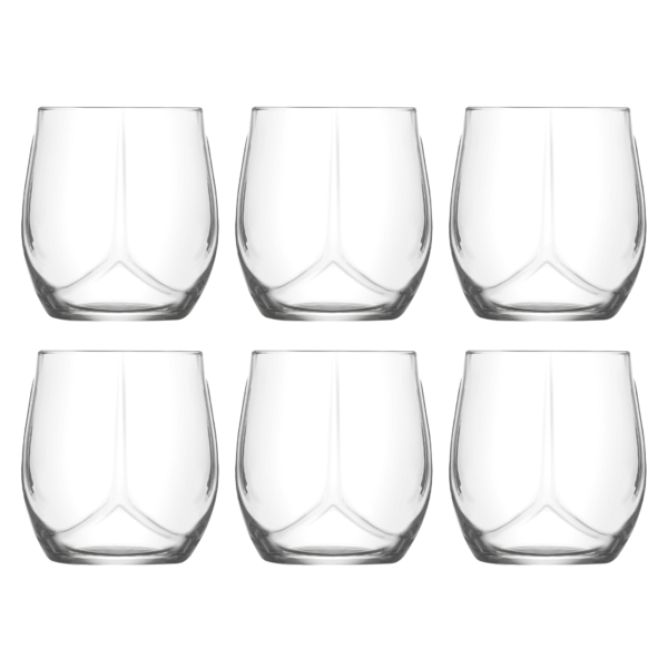 GLASS 350cc 6PCS SET