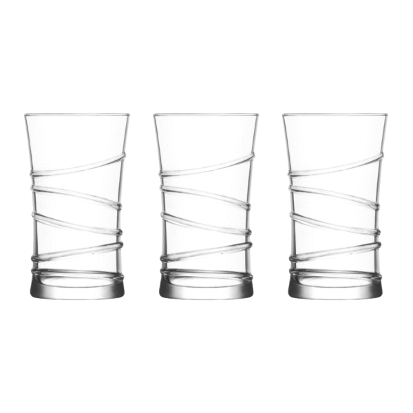 GLASS 340cc 3PCS SET