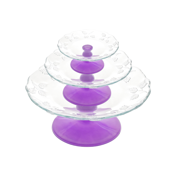 FOOTED SERVING 3PCS SET