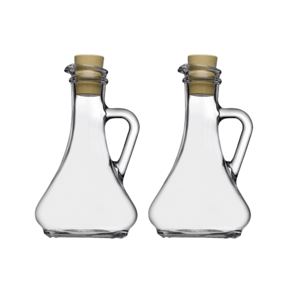 OIL VINEGAR GLASS 260cc 2PCS SET
