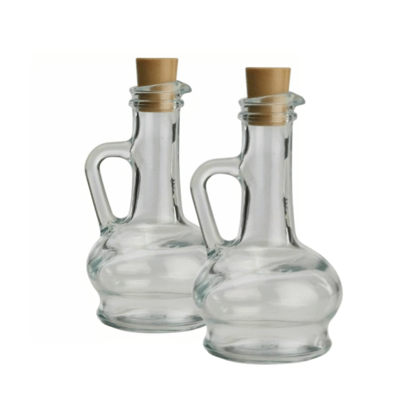 OIL VINEGAR GLASS 260cc 2PCS SET