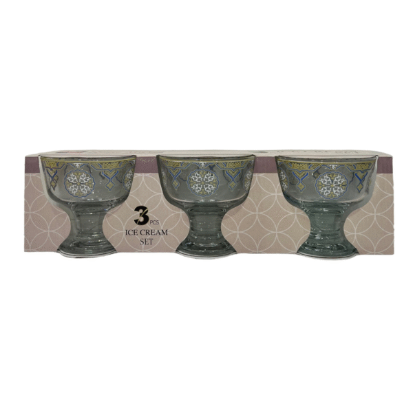 GLASS 285cc 3PCS SET DS-01