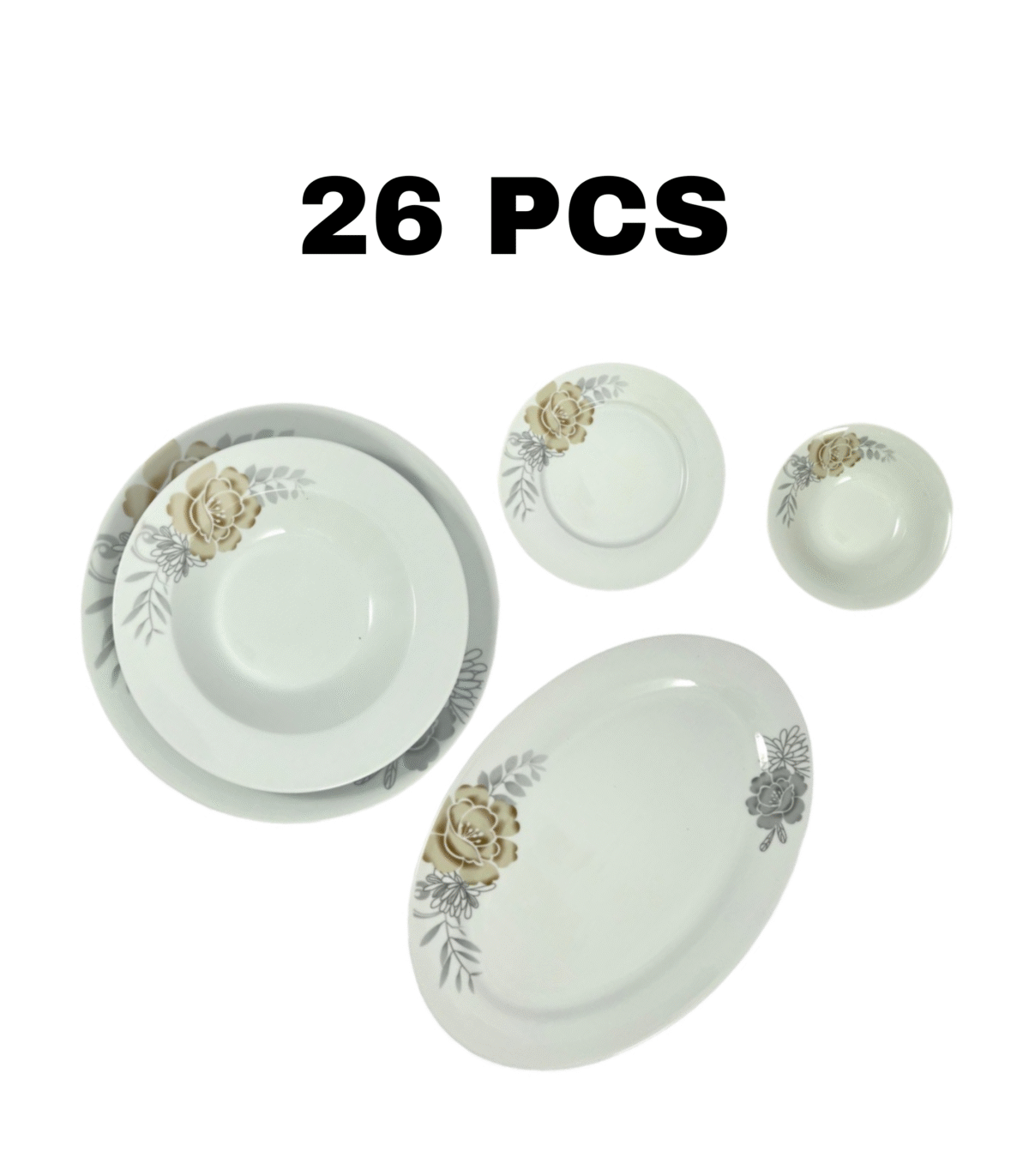 26PCS ROUND DINNER SET - Image 1