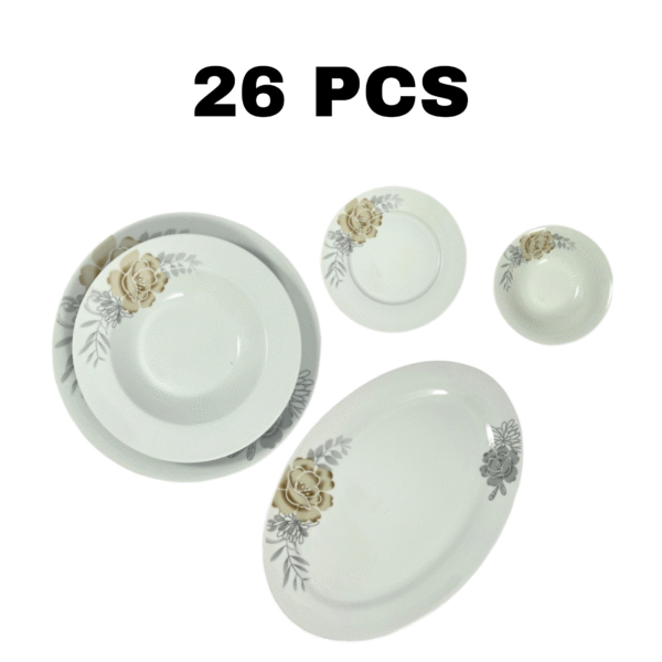 26PCS ROUND DINNER SET