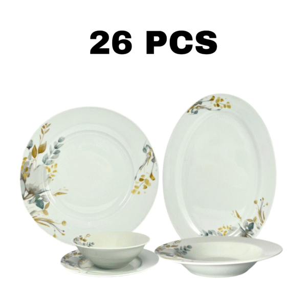 26PCS ROUND DINNER SET