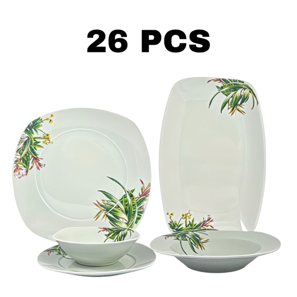 26PCS SQUARE DINNER SET