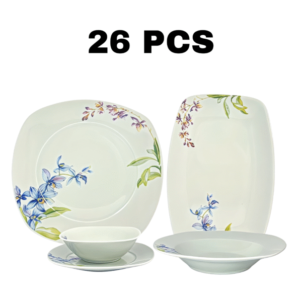 26PCS SQUARE DINNER SET