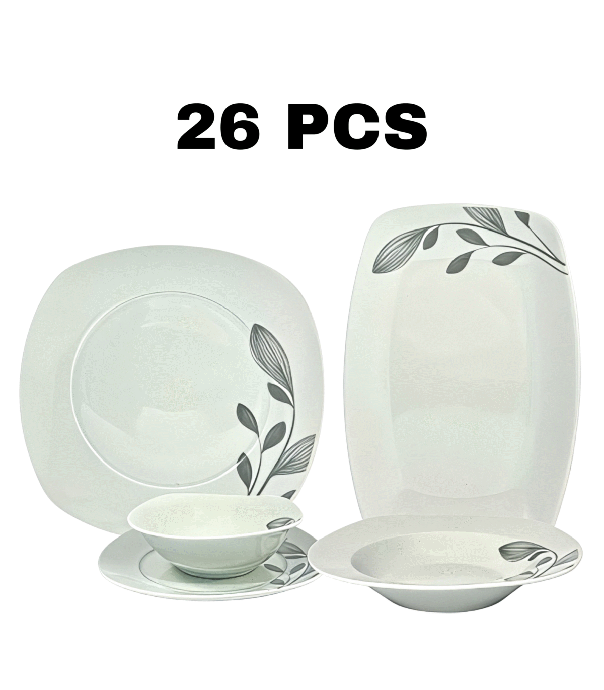 26PCS SQUARE DINNER SET - Image 1