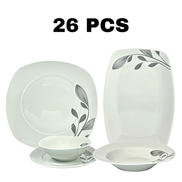 26PCS SQUARE DINNER SET