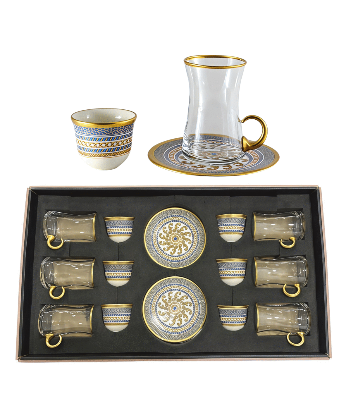18 PCS TEA & MIRRA SET - Image 1