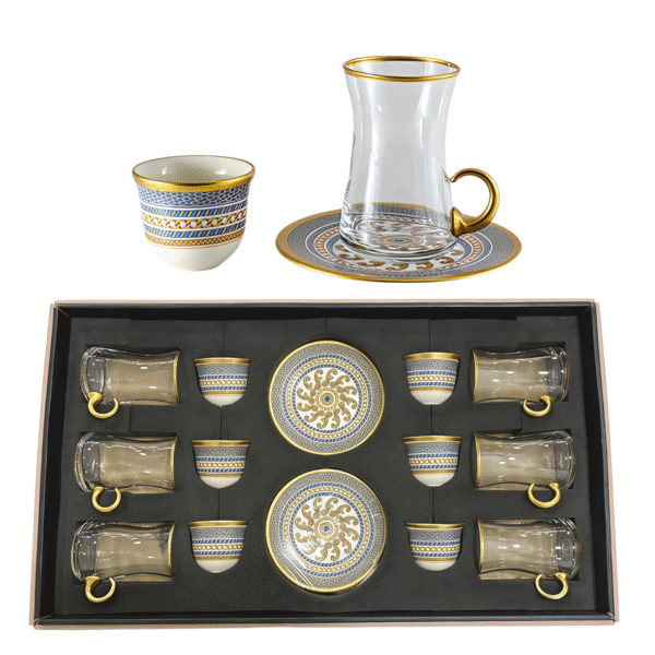 18 PCS TEA & MIRRA SET