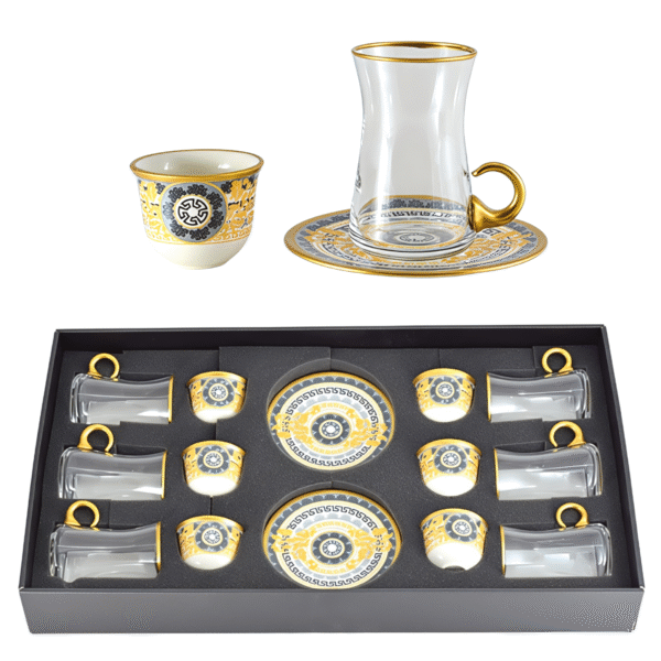 18 PCS TEA & MIRRA SET