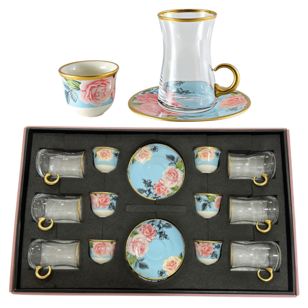 18 PCS TEA & MIRRA SET