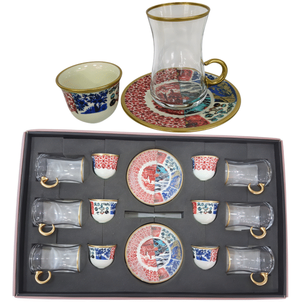 18 PCS TEA & MIRRA SET