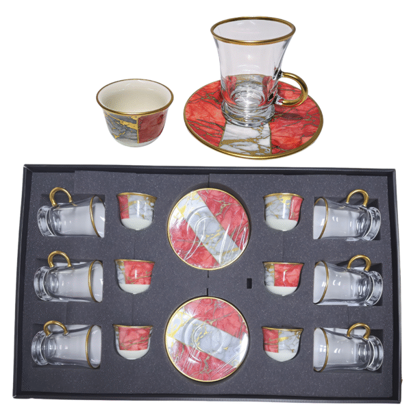 18 PCS TEA & MIRRA SET