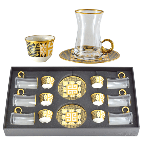 18 PCS TEA & MIRRA SET