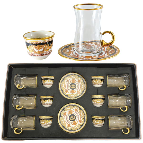 18 PCS TEA & MIRRA SET