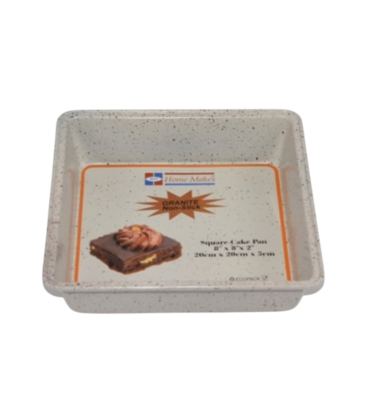 GRANITE-20CM SQUARE CAKE PAN - Image 1