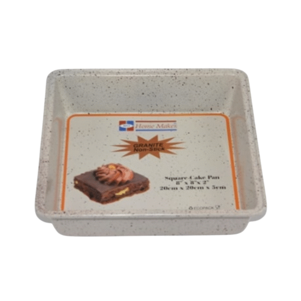 GRANITE-20CM SQUARE CAKE PAN