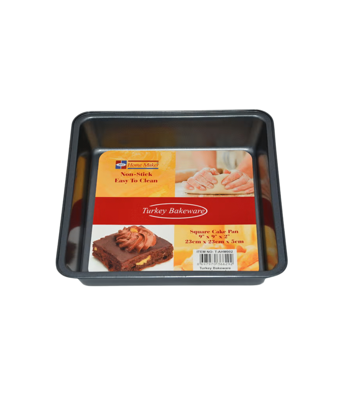 TEFLON SQUARE CAKE PAN 23x23x5cm - Image 1