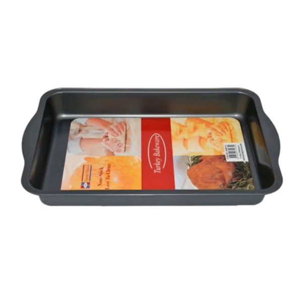 TEFLON BAKE AND ROAST PAN W/HANDLE 32x22x5cm