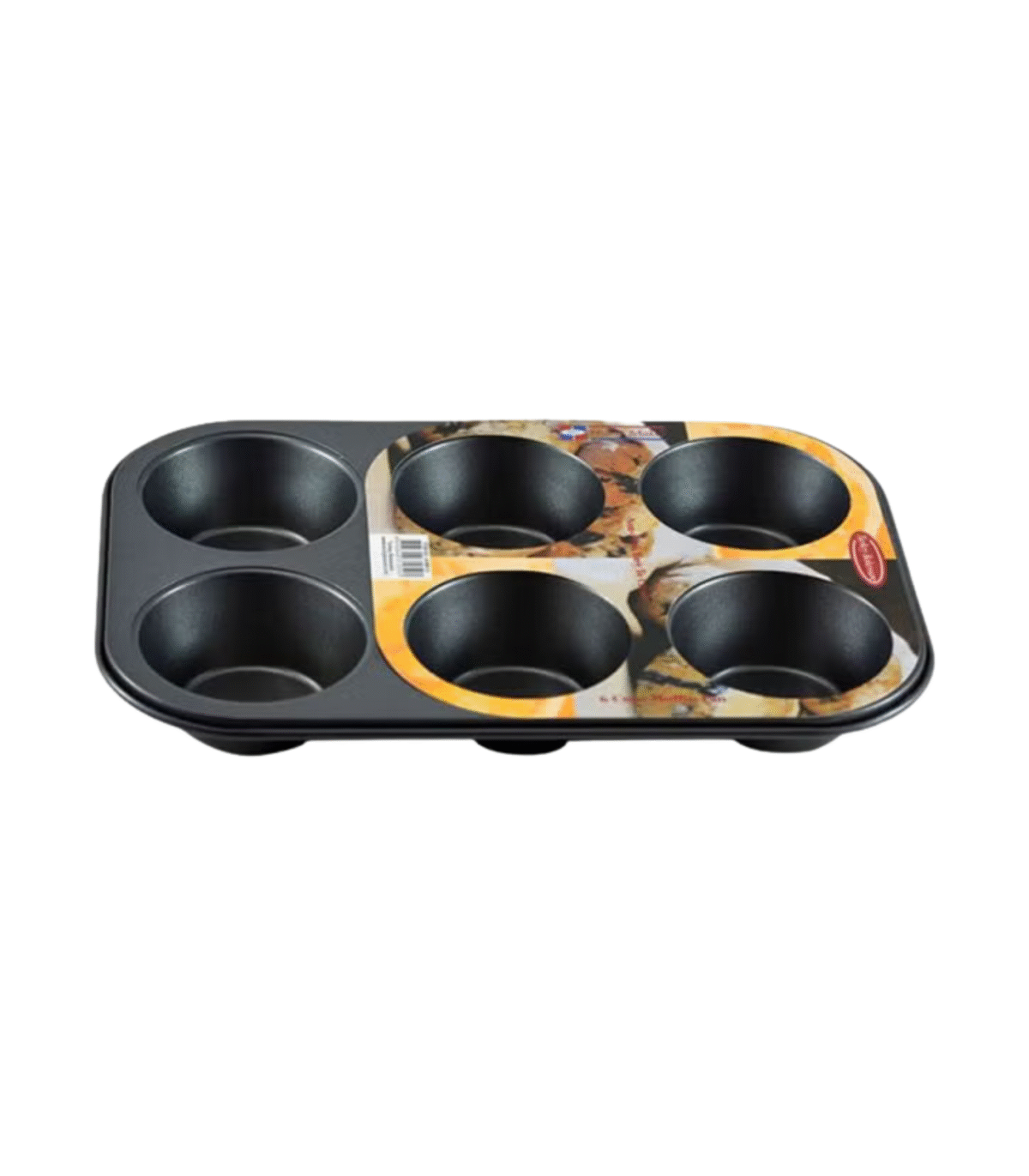 TEFLON MUFFIN PAN 6 CUPS - Image 1