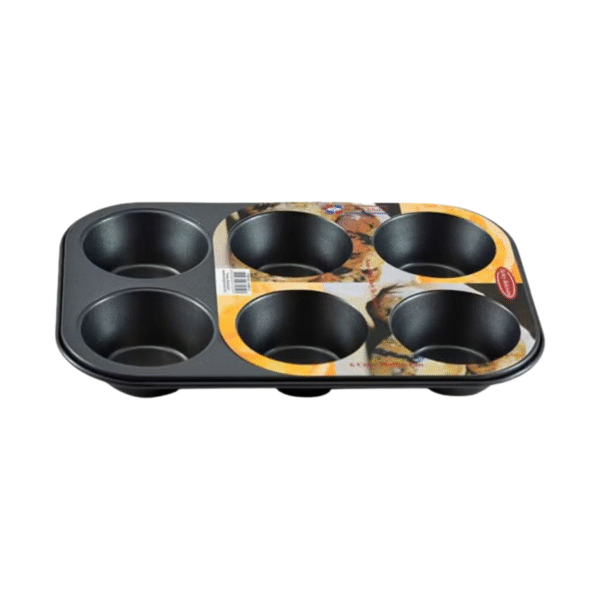 TEFLON MUFFIN PAN 6 CUPS