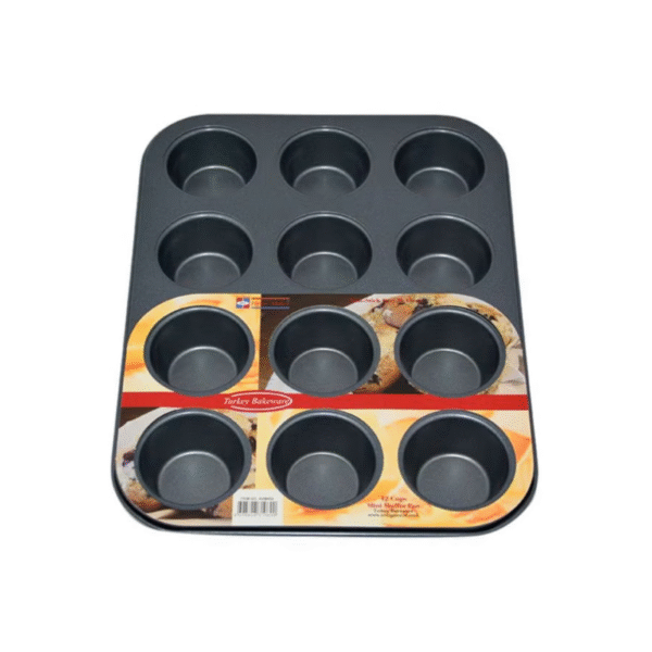 TEFLON MINI MUFFIN PAN 12 CUPS