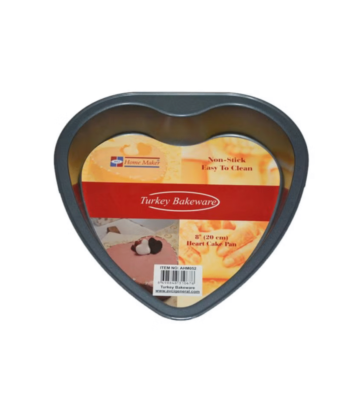 TEFLON HEART SHAPED CAKE PAN 20cm - Image 1