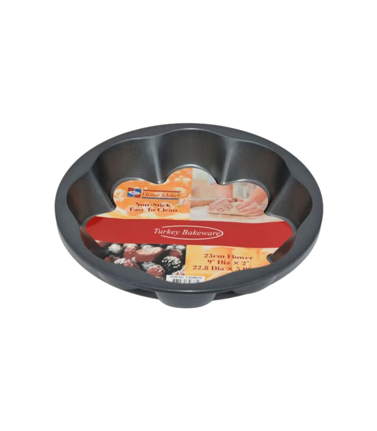 TEFLON FLOWER CAKE PAN 22.8x5.06cm - Image 1