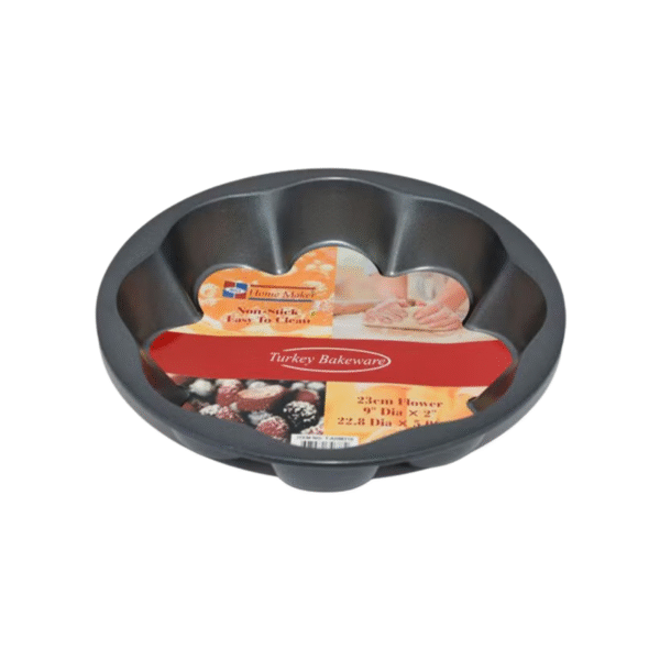 TEFLON FLOWER CAKE PAN 22.8x5.06cm
