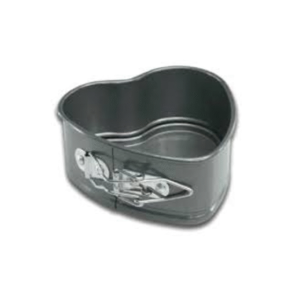 TEFLON MINI HEART SHAPED SPRING FORM 10.2x4.7cm