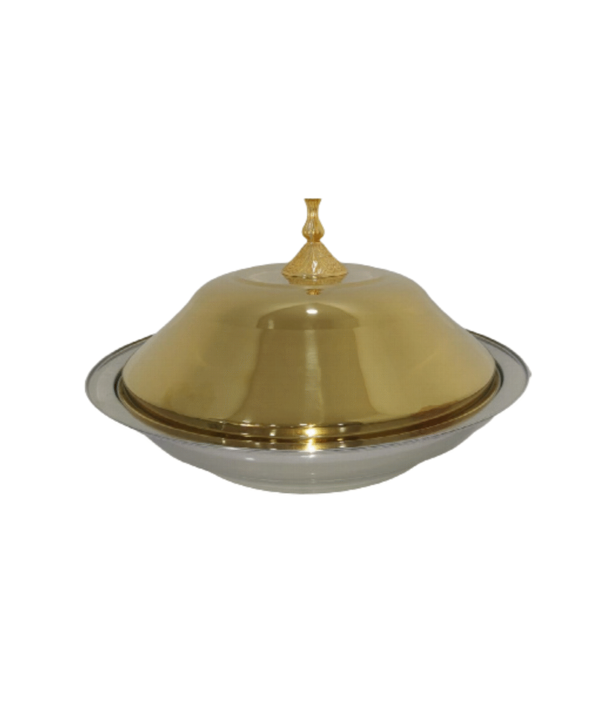 ROUND KOOZY TRAY GOLD 35 CM - Image 1