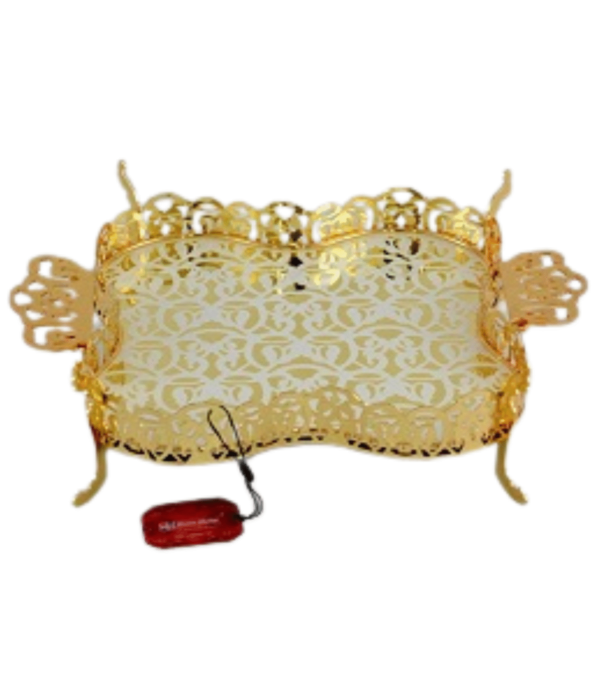 TRAY MEDIUM GOLD 29.5x29.5cm - Image 1