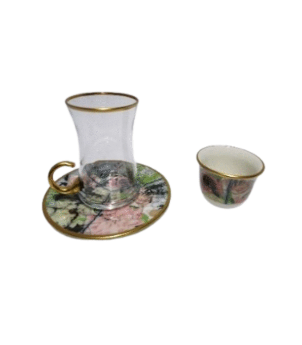 GOLD 18 PCS TEA&MIRRA SET - Image 1