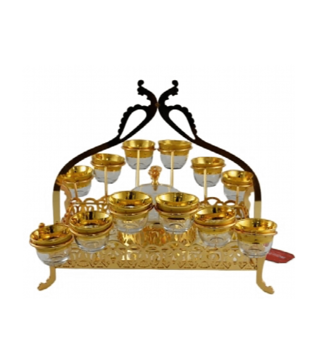 CUP HOLDER GOLD 31x21cm - Image 1