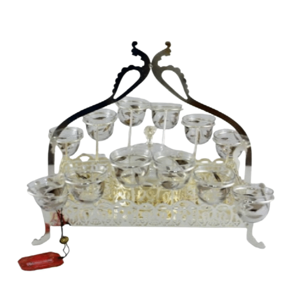 CUP HOLDER SILVER 31x21cm