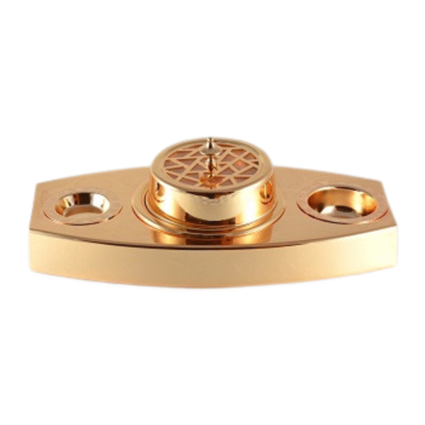4PC BOWL W/TRAY GOLD