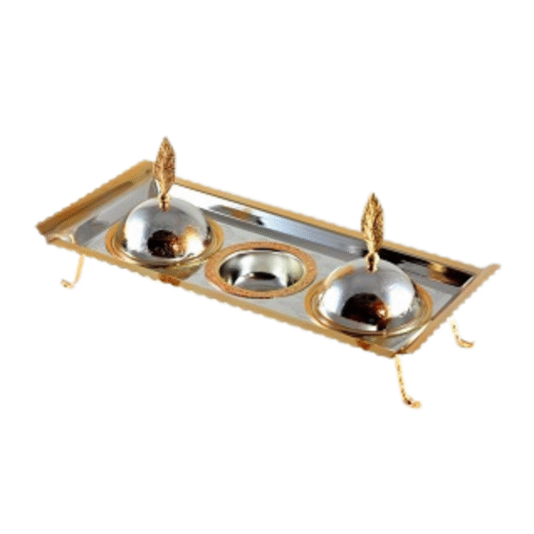 4PC BOWL ST W/TRAY S&G