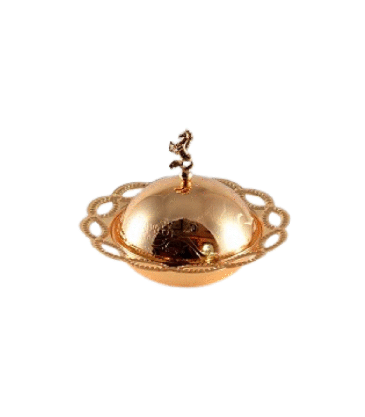 BOWL GOLD M 18.2CM - Image 1