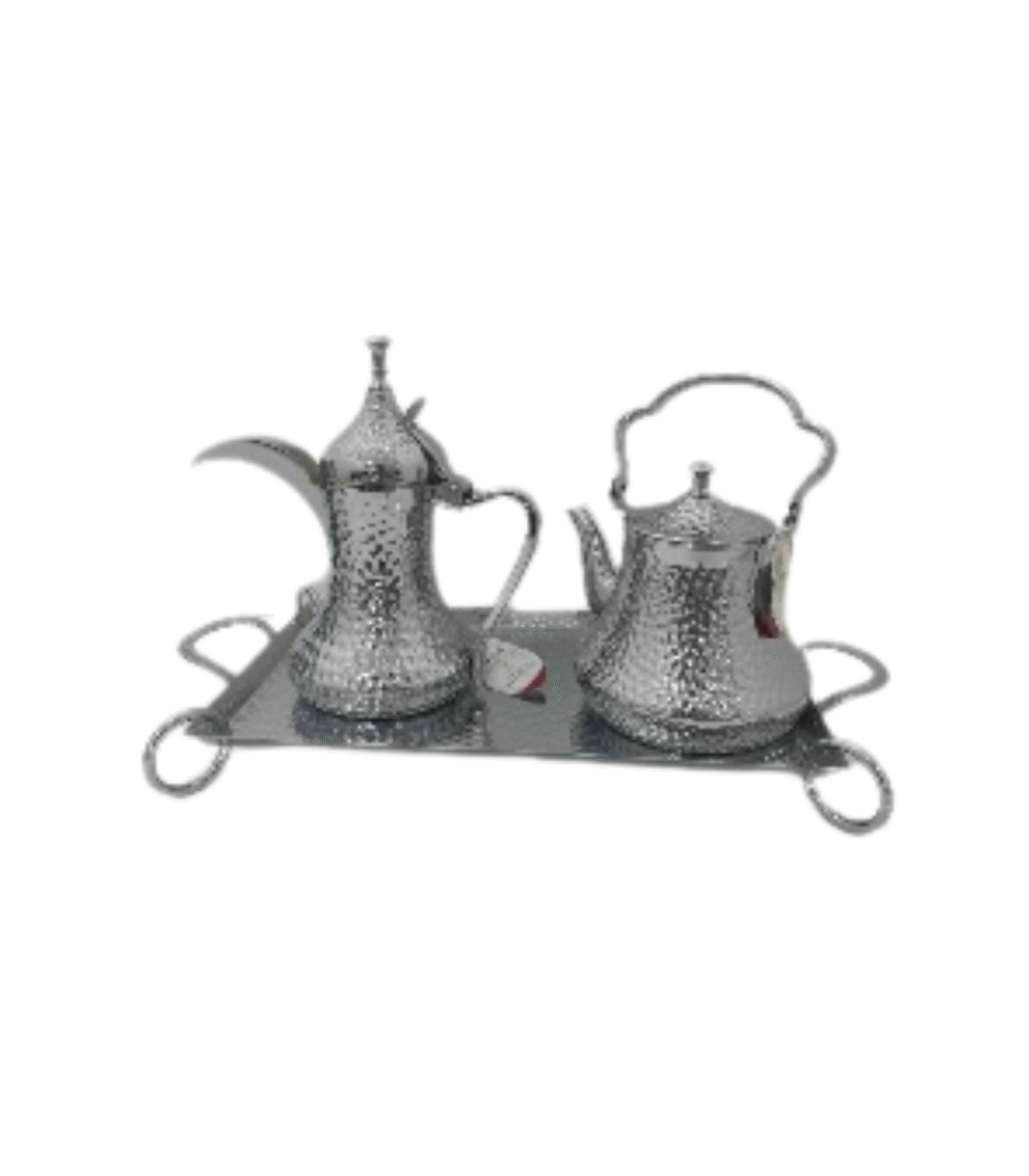DALLAH&KETTLE SILVER SMALL - Image 1